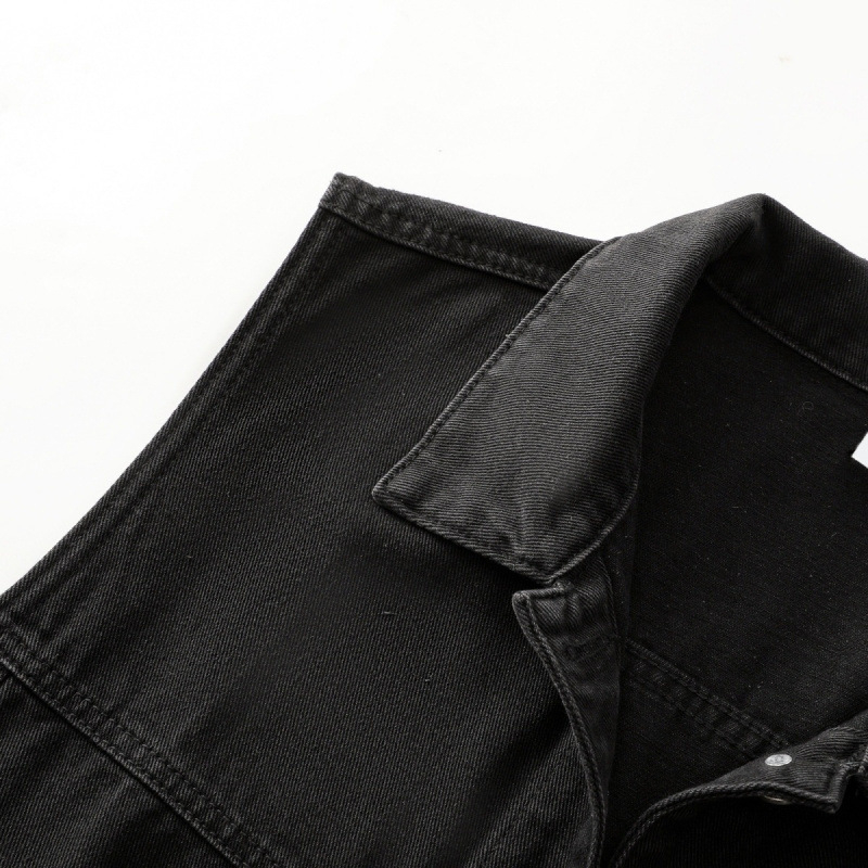 Безръкавна халтер жилетка деним/памук, градски стил, регулярен силует, пролет-лято 2024