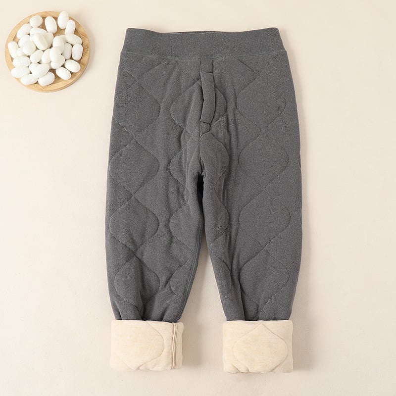 Dječji zimski termalni set donjeg rublja – Derong tkanina, 15% Mulberry svila, V-dekolte, bez kapuljače