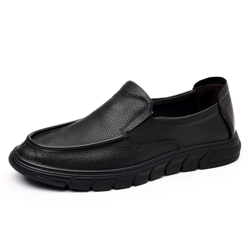 Muške cipele za vožnju od kože, slip-on, prozračne, udobne, mekana potplata, otporne na habanje