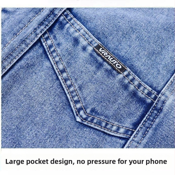 Дънкова жилетка за жени, V-образно деколте, ултра къса дължина, А-образен силует, закопчаване с едно копче