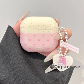 Căști AirPods Pro – husă protecție TPU, model polka-dot, carcasă rigidă cu acoperire totală, turnare prin injecție, compatibilă universal cu Apple