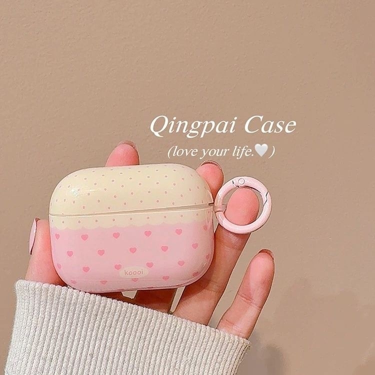 Căști AirPods Pro – husă protecție TPU, model polka-dot, carcasă rigidă cu acoperire totală, turnare prin injecție, compatibilă universal cu Apple