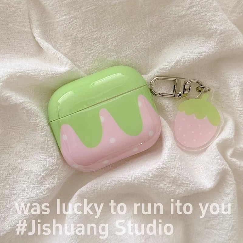 Căști AirPods Pro – husă protecție TPU, model polka-dot, carcasă rigidă cu acoperire totală, turnare prin injecție, compatibilă universal cu Apple