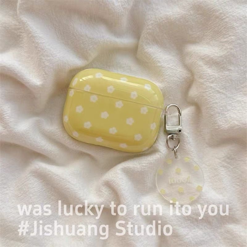 Căști AirPods Pro – husă protecție TPU, model polka-dot, carcasă rigidă cu acoperire totală, turnare prin injecție, compatibilă universal cu Apple