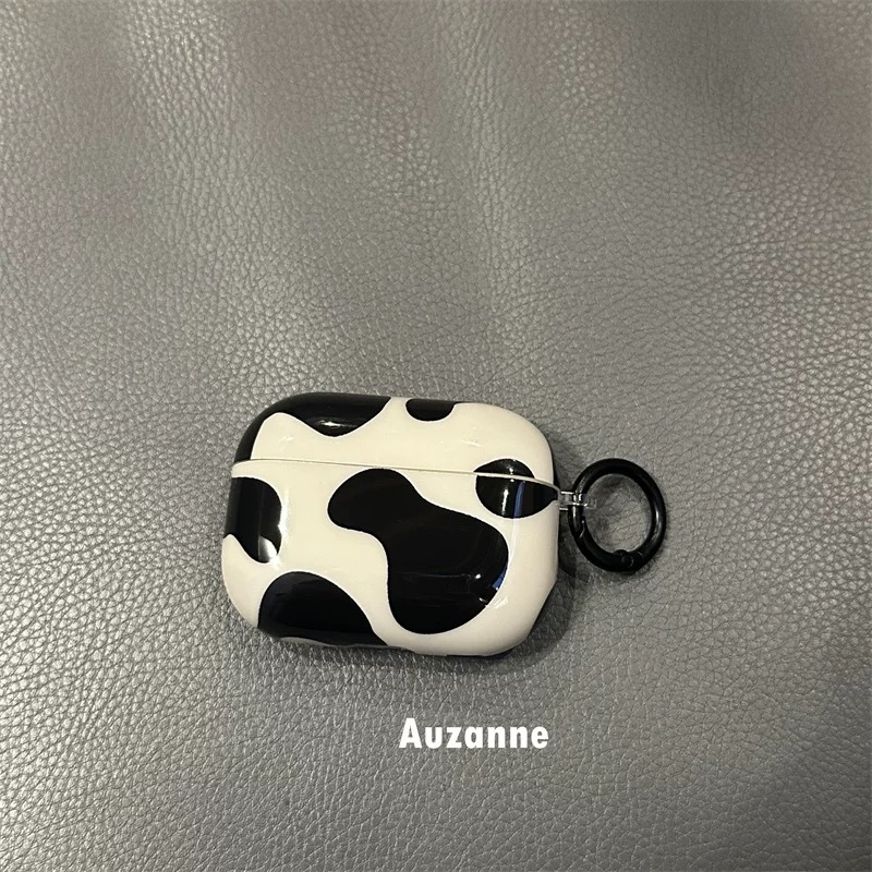 Căști AirPods Pro – husă protecție TPU, model polka-dot, carcasă rigidă cu acoperire totală, turnare prin injecție, compatibilă universal cu Apple