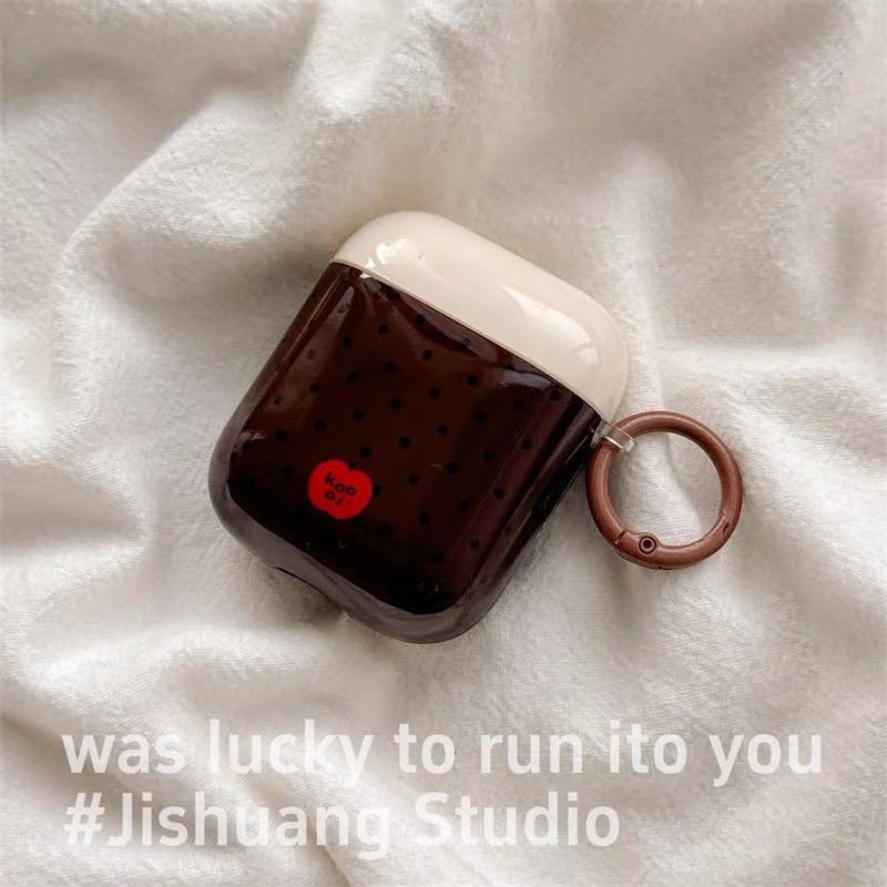 Căști AirPods Pro – husă protecție TPU, model polka-dot, carcasă rigidă cu acoperire totală, turnare prin injecție, compatibilă universal cu Apple