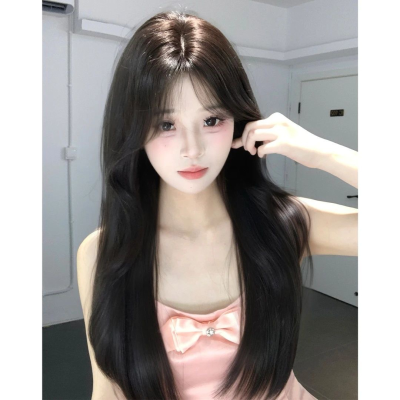 Koni Wig Weiwei bez mrežice za povećanje volumena, stiliziran i bešivan, prozračan zamjenski dio kose, ultra lagan i prirodan izgled; Materijal kose: termička vlakna; Tehnologija izrade: mehanizam; Za žene; Bez bojenja ili uvijanja.