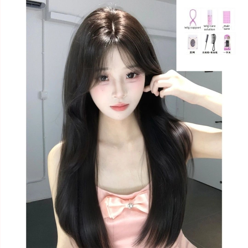 Koni Wig Weiwei bez mrežice za povećanje volumena, stiliziran i bešivan, prozračan zamjenski dio kose, ultra lagan i prirodan izgled; Materijal kose: termička vlakna; Tehnologija izrade: mehanizam; Za žene; Bez bojenja ili uvijanja.