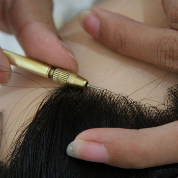 Perika od ljudskih vlasi, ravna, 10×12 mehanička mreža, može se obojati