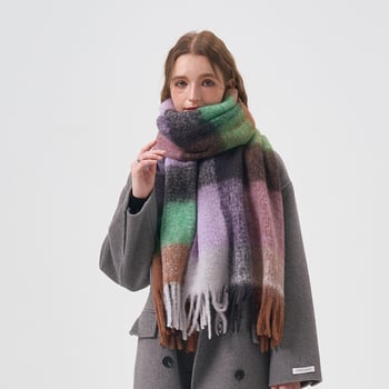 Вълнен Twill шал - Yarn-Dyed, Топлина през зимата