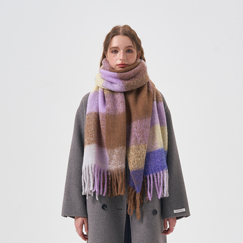 Вълнен Twill шал - Yarn-Dyed, Топлина през зимата