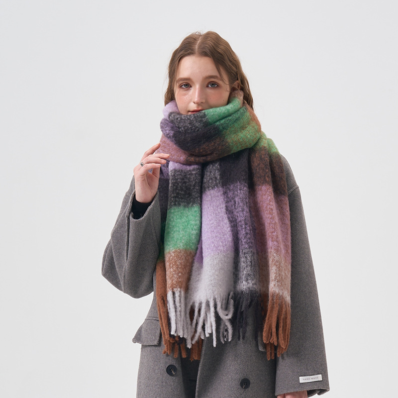 Вълнен Twill шал - Yarn-Dyed, Топлина през зимата