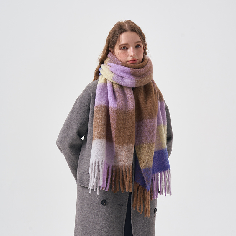 Вълнен Twill шал - Yarn-Dyed, Топлина през зимата