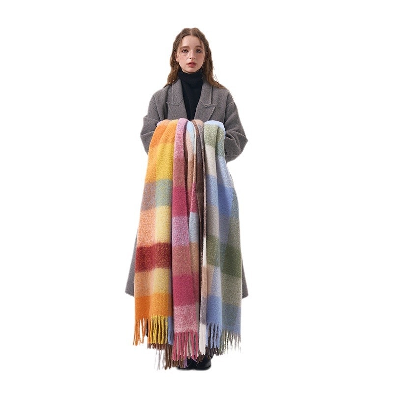 Вълнен Twill шал - Yarn-Dyed, Топлина през зимата