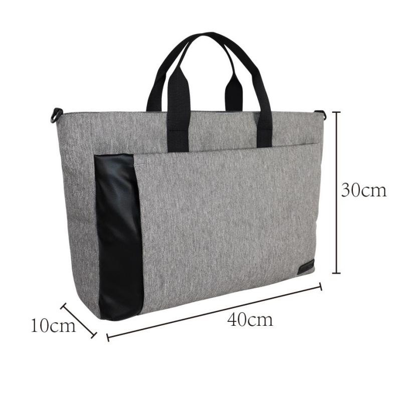 RPET unisex poslovna torba za dokumente s prilagođenim logom, vrhunska kvaliteta, vodootporna, zaštita od krađe, USB priključak
