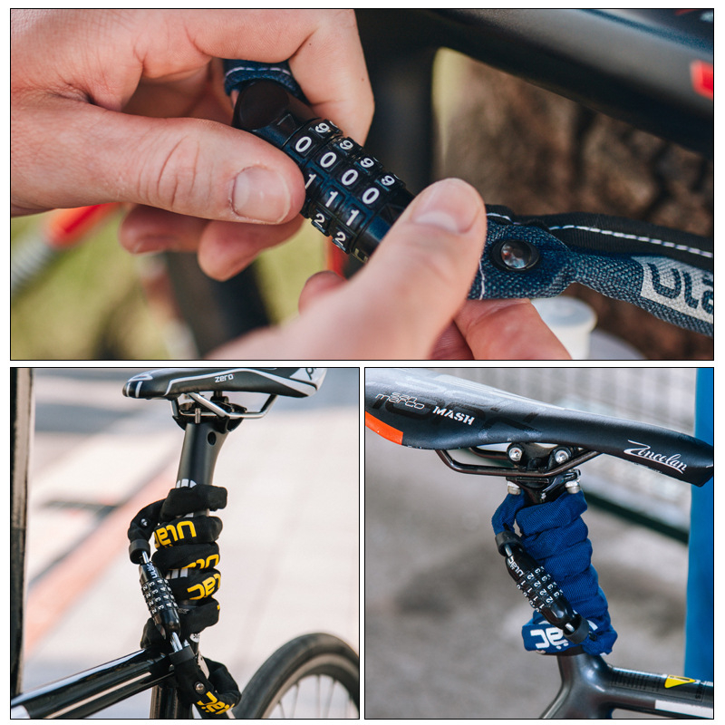 ULAC κλειδαριά αλυσίδας ποδηλάτου με κωδικό για ποδήλατα βουνού και δρόμικά