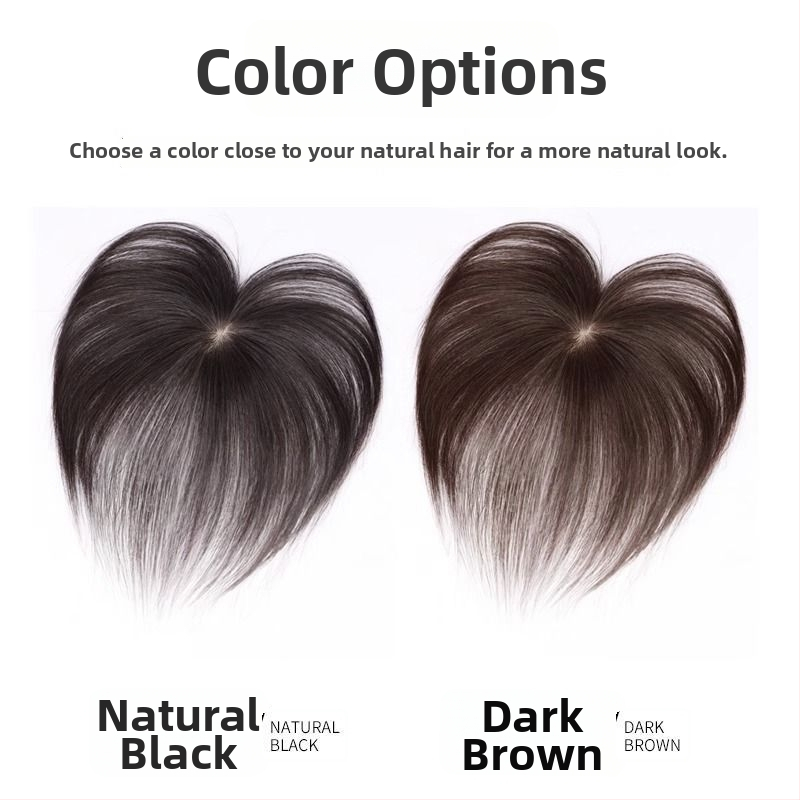 Dio kose za žene, lagan i voluminozan, prirodno nevidljive šiške, vlakno otporno na toplinu