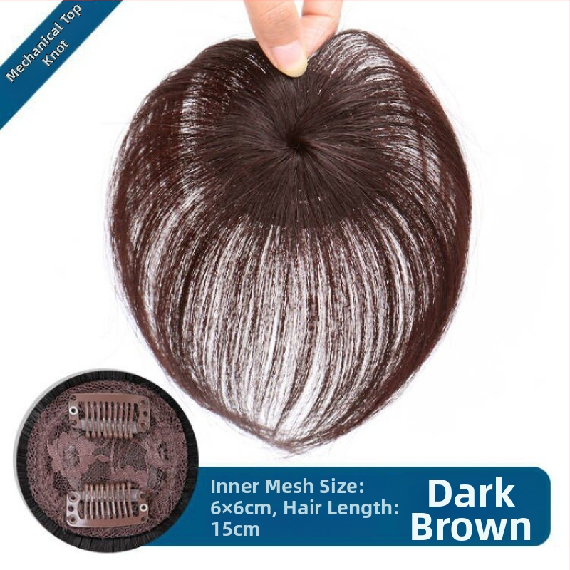 Dio kose za žene, lagan i voluminozan, prirodno nevidljive šiške, vlakno otporno na toplinu