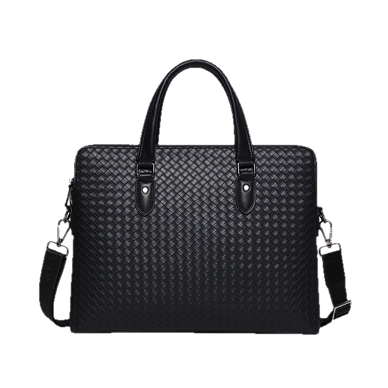 Muška PU torba - gradski jednostavan stil, vodootporna, crossbody torba za laptop, kompatibilna s 15-inčnim prijenosnikom