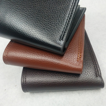 Portofel pentru bărbați din PU, cu mai multe buzunare pentru carduri și fereastră pentru ID, impermeabil, căptușit cu nylon