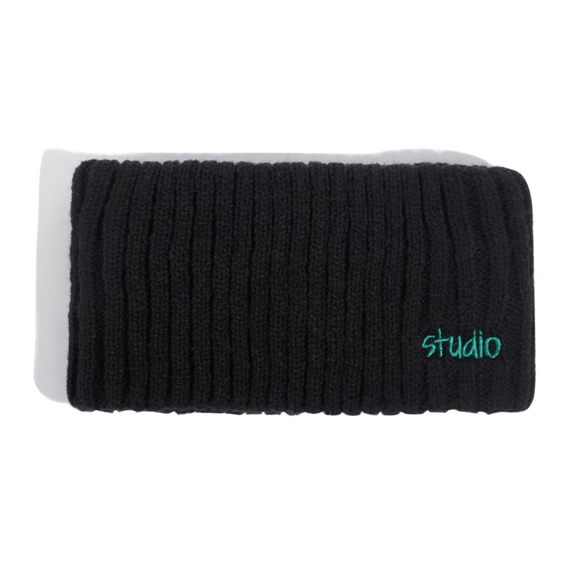 Pletena traka za kosu, unisex, japansko-korejski stil, karirani uzorak, tekstni dizajn