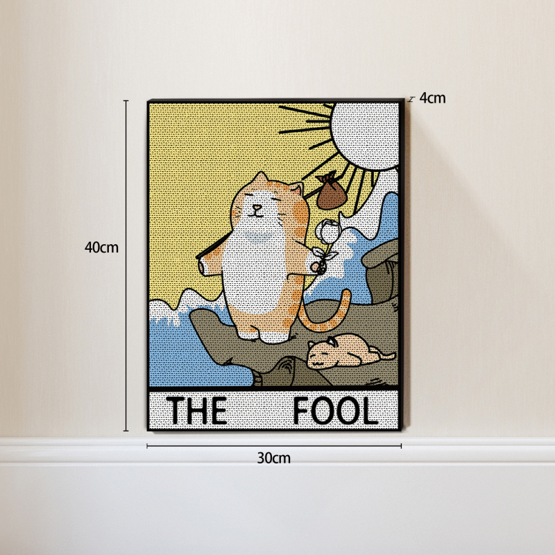 Πίνακας γρατσουνίσματος για γάτες, ξύλινος, απλός σχεδιασμός, 1 τεμάχιο, μάρκα Dejia wangfu