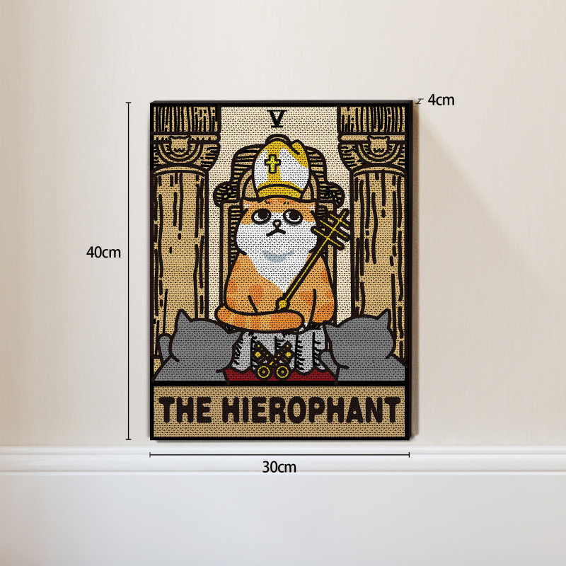 Πίνακας γρατσουνίσματος για γάτες, ξύλινος, απλός σχεδιασμός, 1 τεμάχιο, μάρκα Dejia wangfu