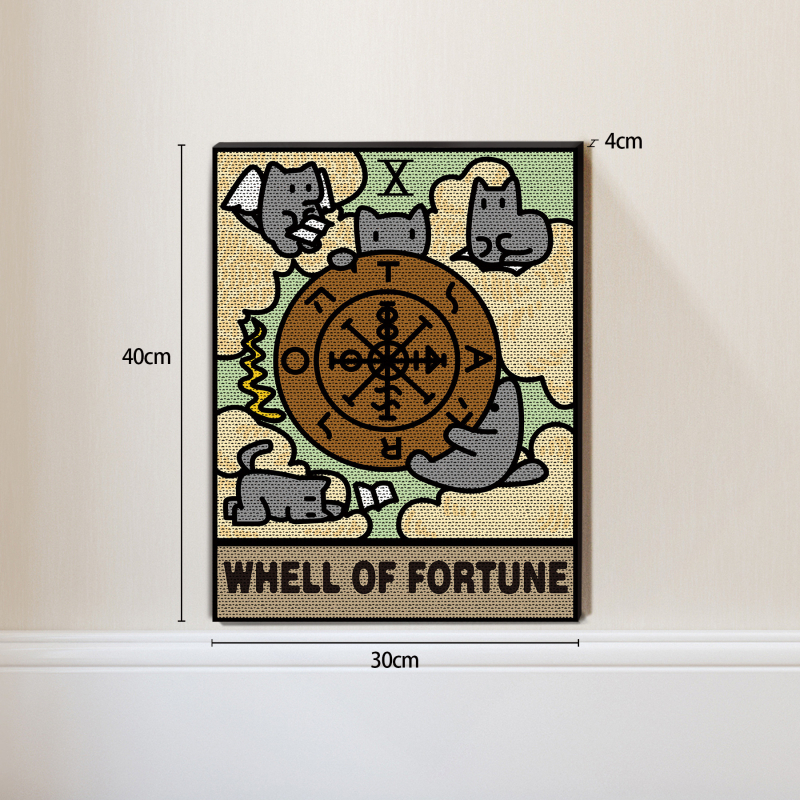 Πίνακας γρατσουνίσματος για γάτες, ξύλινος, απλός σχεδιασμός, 1 τεμάχιο, μάρκα Dejia wangfu