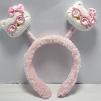 Accesorii pentru cap pentru copii, bandă de cap din lână cu design Cartoon, lucrată manual (Material: lână; Tehnică: manual; Stil: Cartoon; Sezon: Vara 2025)