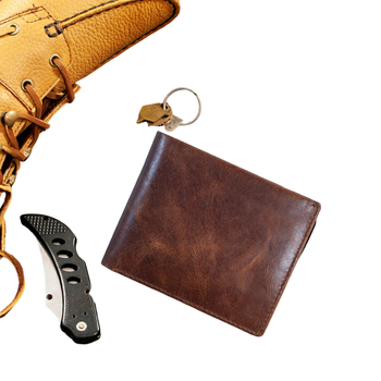 Portofel din piele naturală pentru bărbați, pliabil, cu compartimente pentru carduri, bancnote, monede, sloturi pentru fotografii și certificate, personalizabil