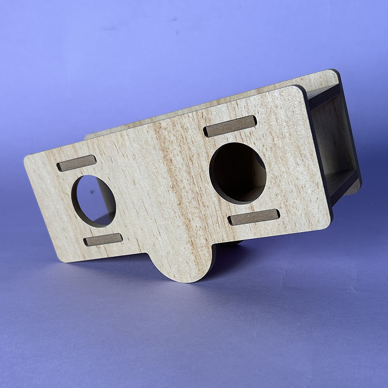 Casă pentru hamster din lemn, cu două etaje, brand Bamboo rhyme, pentru toate sezoanele