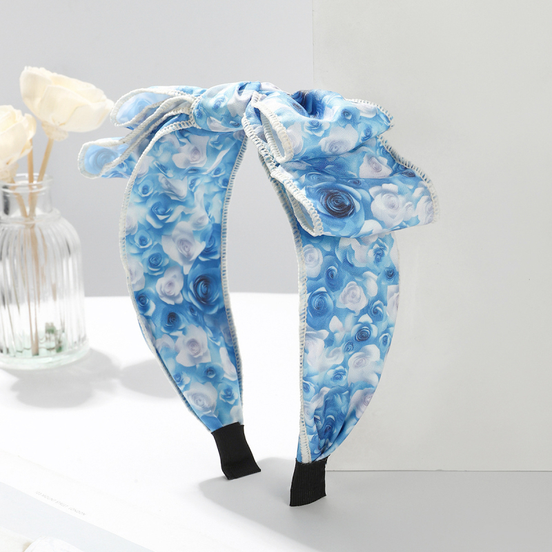 Bandă pentru cap din material, realizată manual, femei, design original, vara 2025