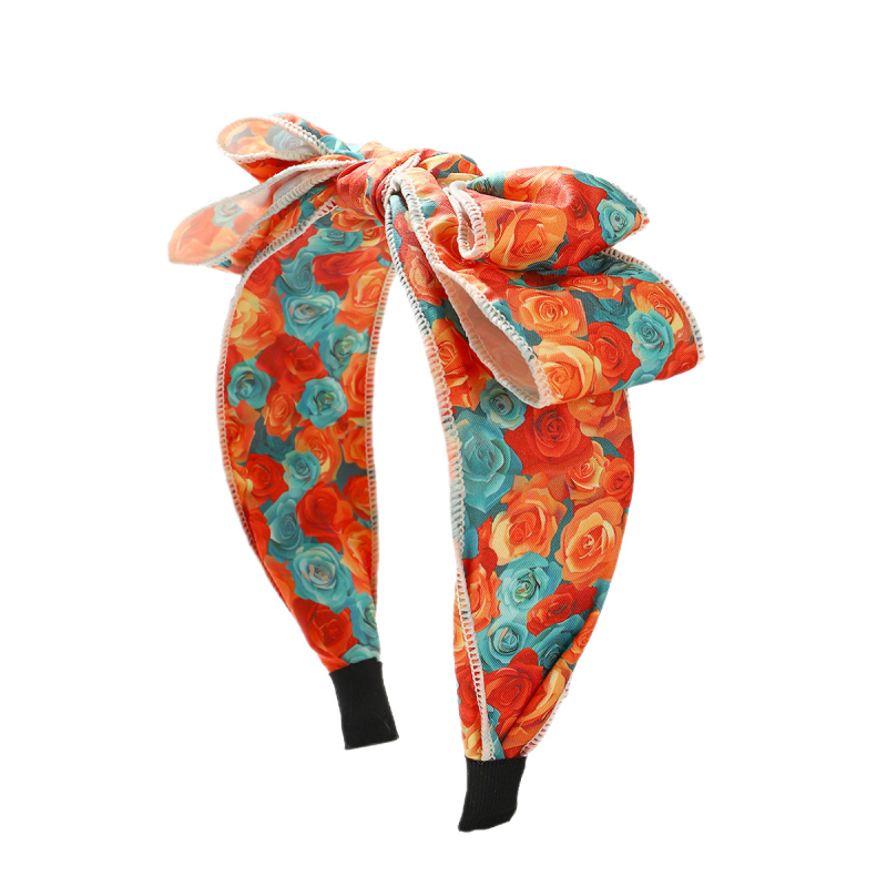 Bandă pentru cap din material, realizată manual, femei, design original, vara 2025