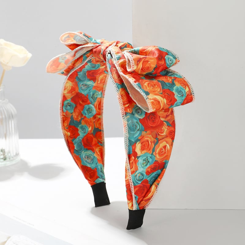 Bandă pentru cap din material, realizată manual, femei, design original, vara 2025