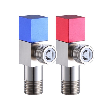 Mosadzový uhlový ventil XNK-JF01 - 4 mm vnútorný priemer, závitové pripojenie, pre kohútik