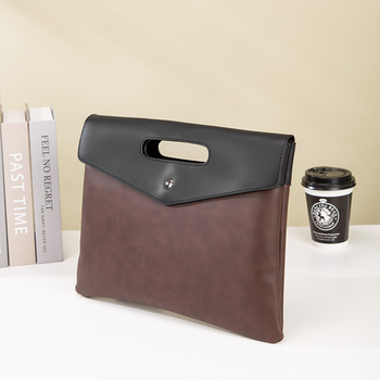 Clutch bărbătesc Will, stil naveta de afaceri, material PVC, rezistent la uzură