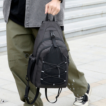 Muška crossbody torba za rame, Oxford tkanina, prozračna, poslovni stil, proljeće 2024