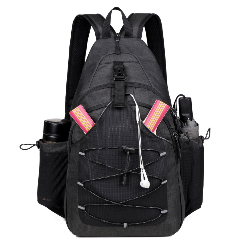 Muška crossbody torba za rame, Oxford tkanina, prozračna, poslovni stil, proljeće 2024