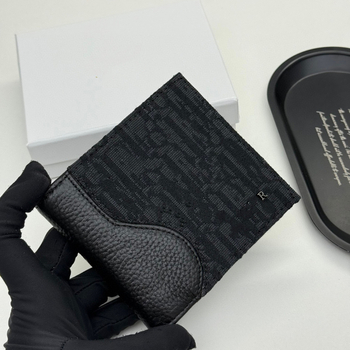 Portofel bărbătesc din piele naturală, cu două pliuri, stil retro european-american, culoare solidă, Bavice