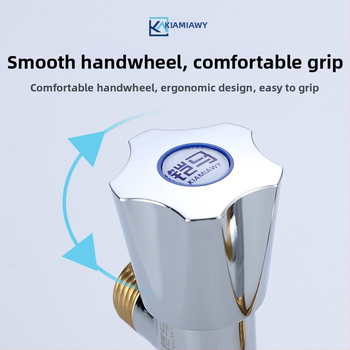 Uholový ventil do kúpeľne s jedným vstupom a dvoma výstupmi, mosadz, model KM-1978, zabudovaná inštalácia (KM-1978; 50; Ø10; zabudovaná; mosadz)