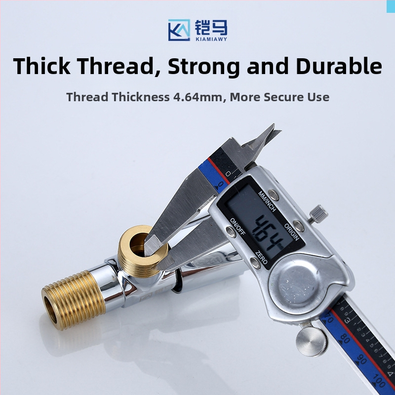 Uholový ventil do kúpeľne s jedným vstupom a dvoma výstupmi, mosadz, model KM-1978, zabudovaná inštalácia (KM-1978; 50; Ø10; zabudovaná; mosadz)