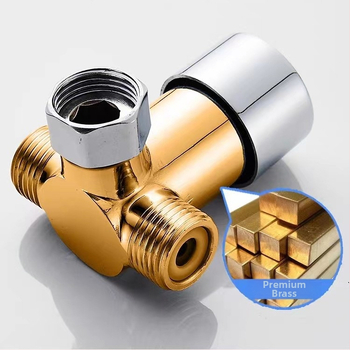 Θερμοστατικός τριών-ροών διανομέας ανάμιξης ζεστού και κρύου νερού, ολόσωμο χαλκό σώμα, 0.1–1.6 MPa, ζεστό 90°C, κρύο 0°C