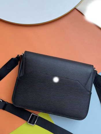 Muška crossbody torba od prave kože, stil Business Elite, koža prvog sloja, vodootporna unutrašnjost