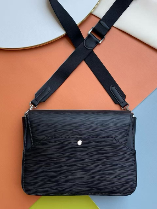Muška crossbody torba od prave kože, stil Business Elite, koža prvog sloja, vodootporna unutrašnjost