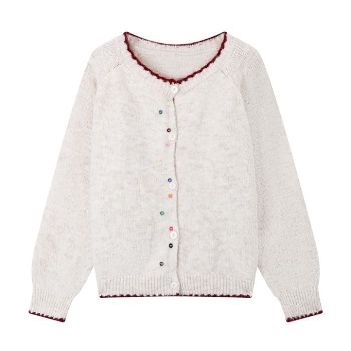 Кардиган, тънък силует, кръгло деколте, дълги ръкави, плетена материя, полиестер смес 50-70%