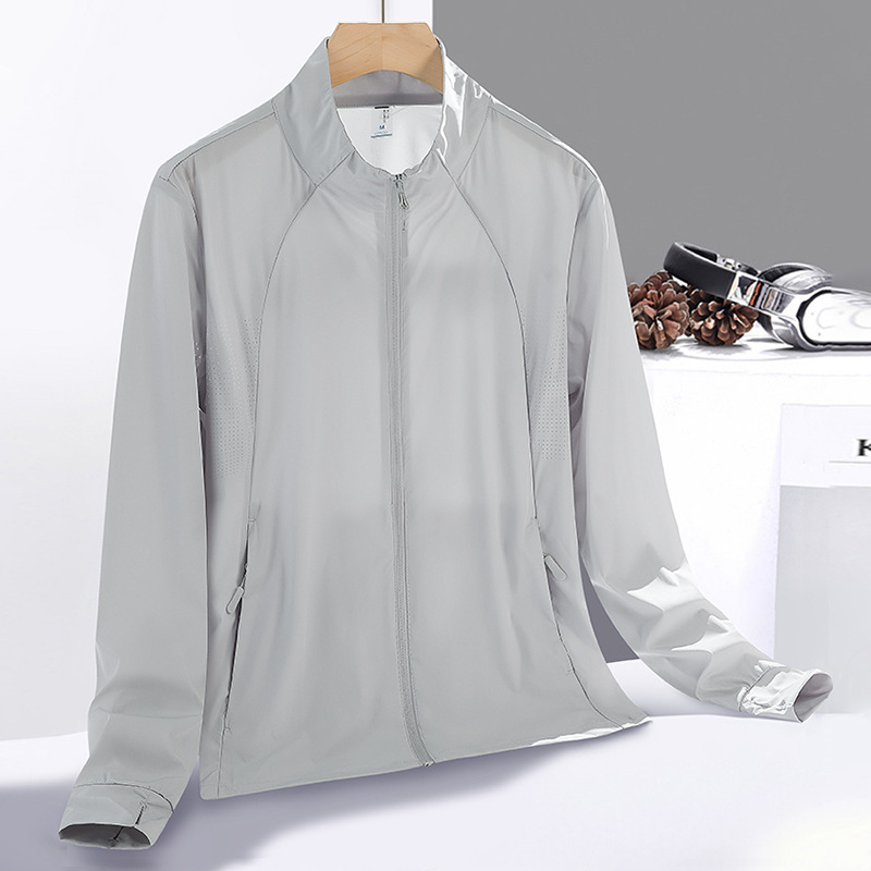 Unisex vjetrovka za vanjske aktivnosti s UV zaštitom UPF50+, prozračna i odvodi vlagu, materijal Nylon-Spandex 88/12, ultra lagana za ljeto