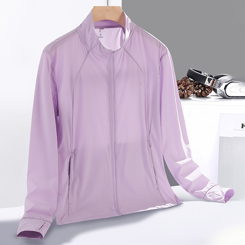 Unisex vjetrovka za vanjske aktivnosti s UV zaštitom UPF50+, prozračna i odvodi vlagu, materijal Nylon-Spandex 88/12, ultra lagana za ljeto