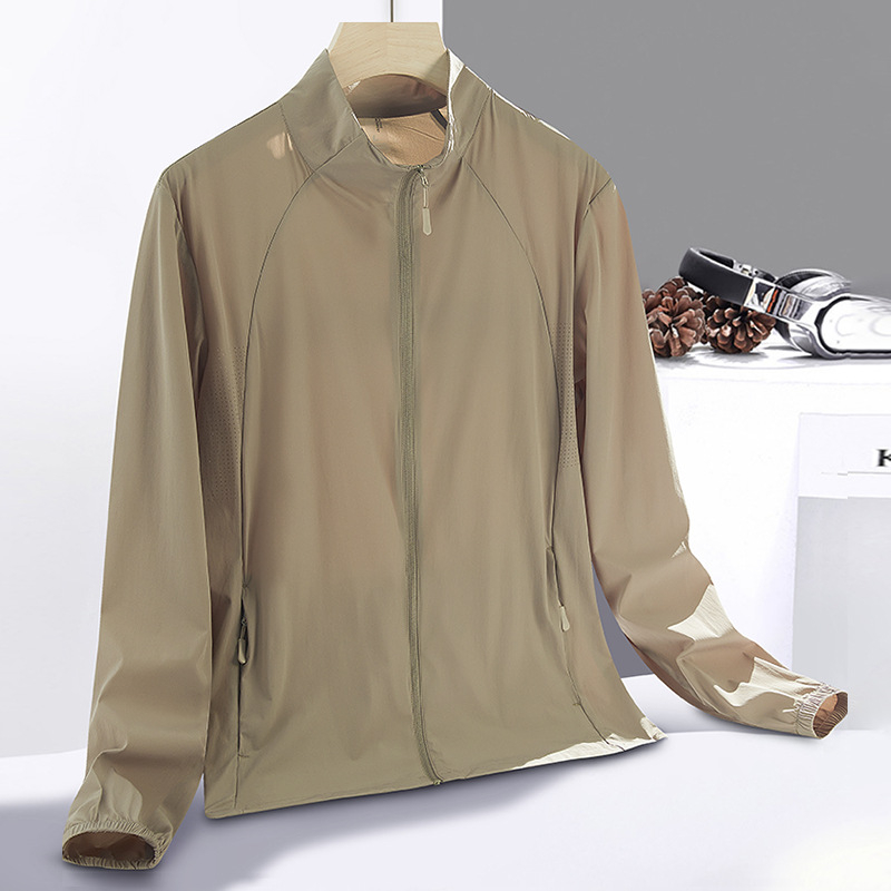 Unisex vjetrovka za vanjske aktivnosti s UV zaštitom UPF50+, prozračna i odvodi vlagu, materijal Nylon-Spandex 88/12, ultra lagana za ljeto