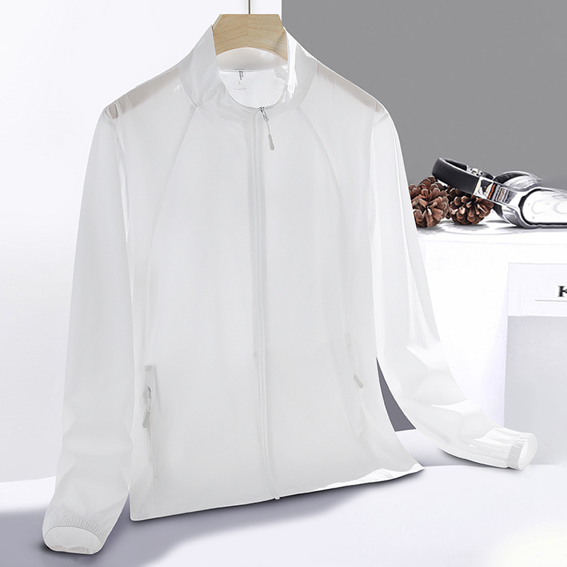 Unisex vjetrovka za vanjske aktivnosti s UV zaštitom UPF50+, prozračna i odvodi vlagu, materijal Nylon-Spandex 88/12, ultra lagana za ljeto