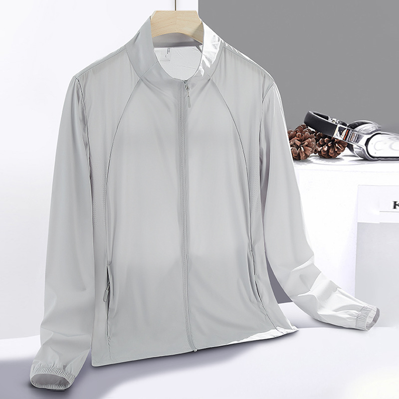 Unisex vjetrovka za vanjske aktivnosti s UV zaštitom UPF50+, prozračna i odvodi vlagu, materijal Nylon-Spandex 88/12, ultra lagana za ljeto